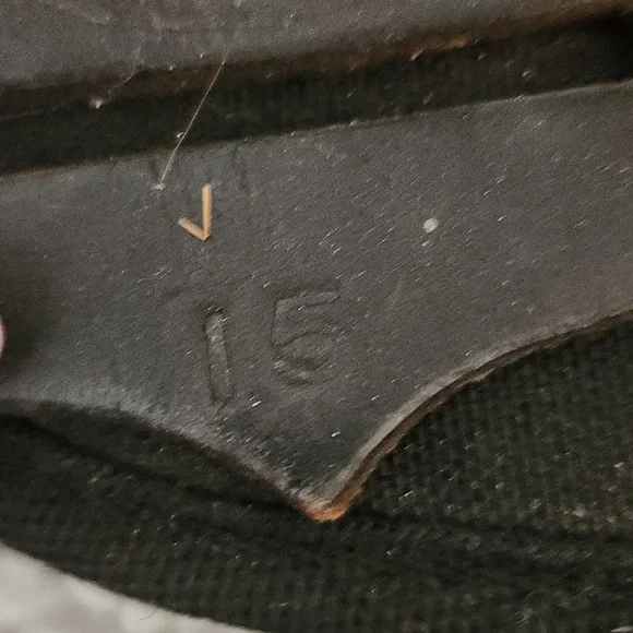 Vintage Y2K Abetta Western Faux Suede Leather Lightweight Saddle Size 15 Rodeo - Picture 9 of 10